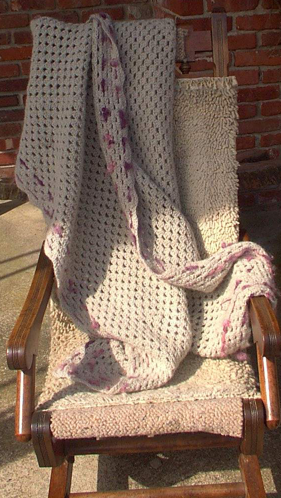 CROCHETED PATTERNS FOR LAP ROBES FOR WHEELCHAIRS Crochet